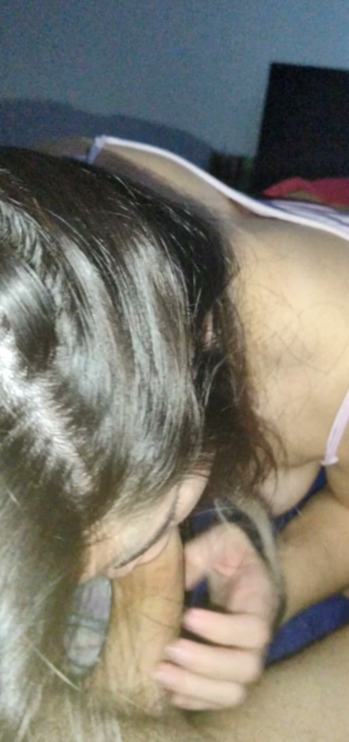 Zack Nollan: Deep Blowjob From the Submissive Brunette with Natural Boobs in...