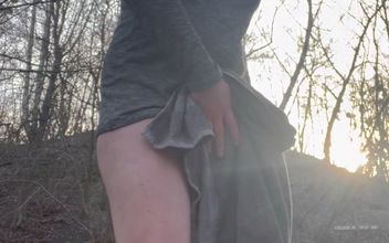 Swimming in Forest on New Year