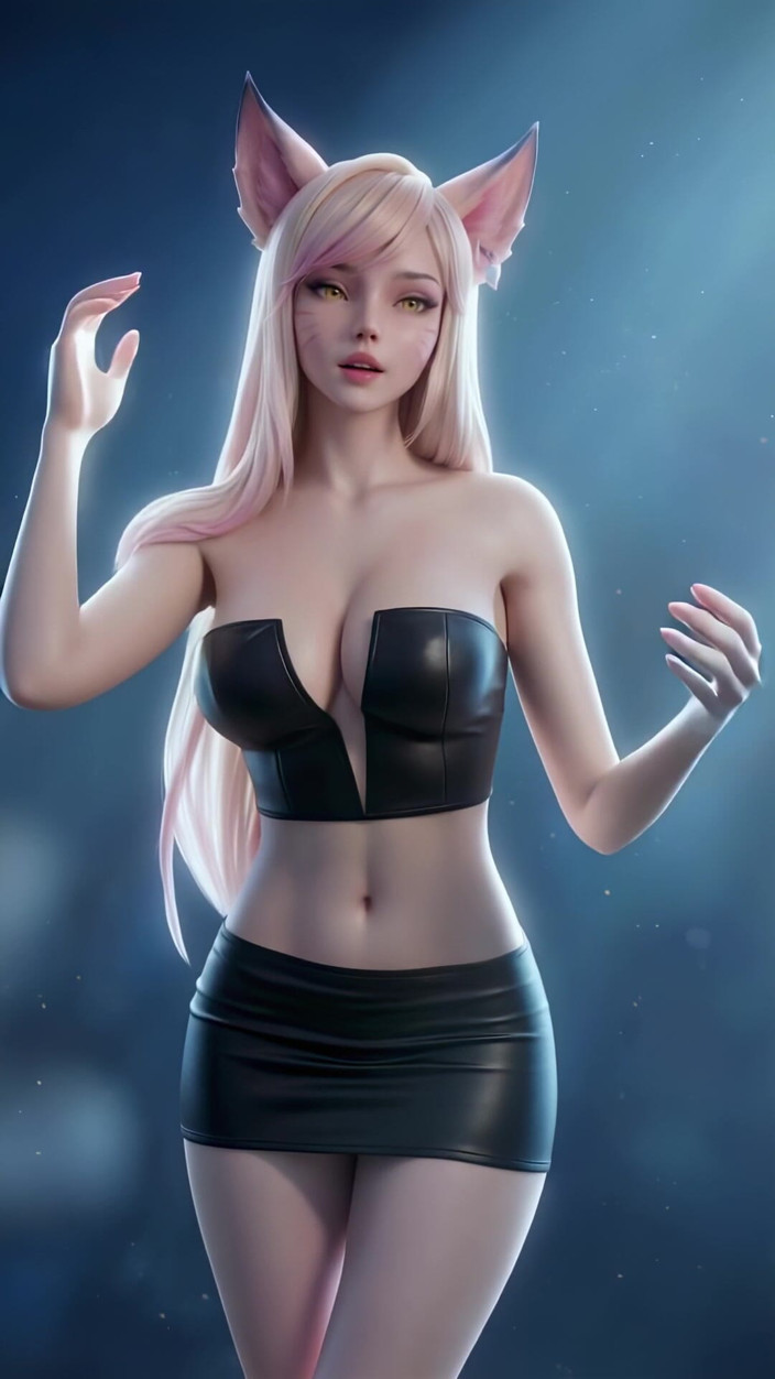 3D-Hentai Games: Ahri's Sexy Dance (the Black Eyed Peas - Boom Boom Pow)