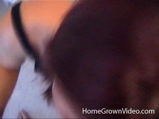 Homegrown Oral: Rich Gold gets his dick deepthroated by Emma