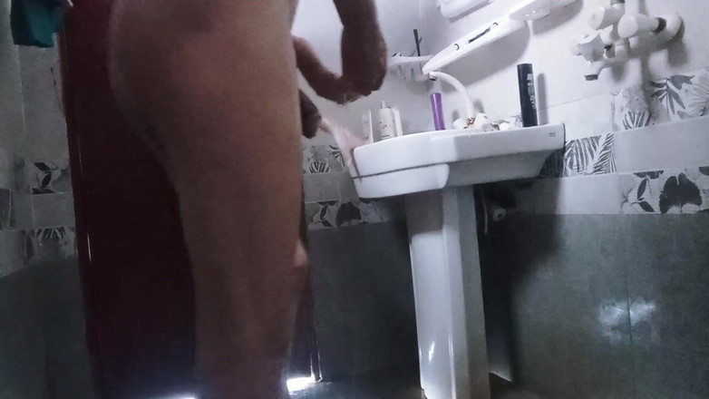 SuperIndian456: インドのデジデバーティーンエイジバビセックスバスルームショーワーで夫の浮気と夫の兄弟が行った後