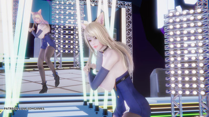 3D-Hentai Games: [mmd] T-ara - così folle Ahri sexy spogliarello League of Legends...