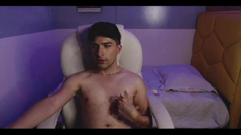 Diego latinboy: Masturbating and Cumming on Webcam While Meeting Random People Around...