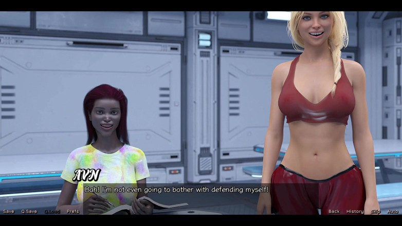 AVN Teller: Terkandas di Angkasa - bot berotor dara blonde