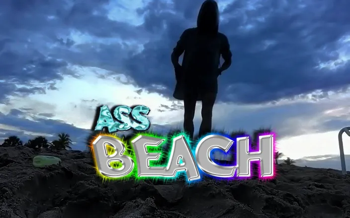 Ass Monkey: Gaping My Asshole on a Private Beach - Dj Buttpussy