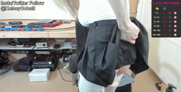 KelseyCobalt: Чорна плісирована спідниця і білі колготки - погляд студентки