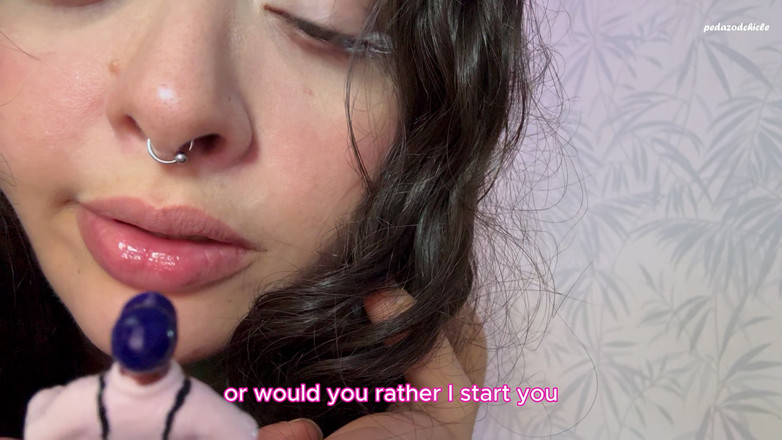 Pedazodchicle: Залежна від гнома велетень збуджується і просить анального сексу