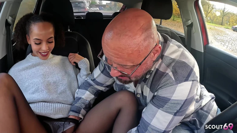 Scout69: German Half African Brown Skin Small Tits Teen Lia Amalia...