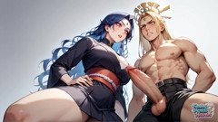 A Golden-haired Femboy Wearing a White Bikini Gets Down on All Fours on a White Bed Glazed in Nut Nectar - Hot XXX Porn! thumbnail