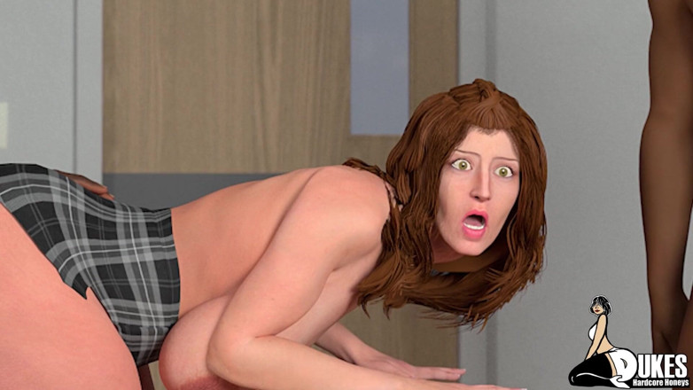 Dukes Hardcore Honeys: Big Booty MILF zostaje zerżnięta, aby odwdzięczyć się mechanikowi, podczas...