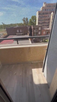 Too Cum From Balcony Almost Caught by Neighbors