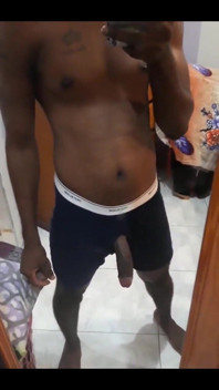 Masturbating in Front of Mirror