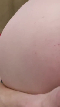 Pounding My Asshole with a BBC Dildo with Big Gape and Cumshot