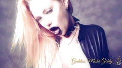Goddess Misha Goldy: Persönliche dominante krankenschwester für eine alte oma mit schwarzen hochglänzenden...