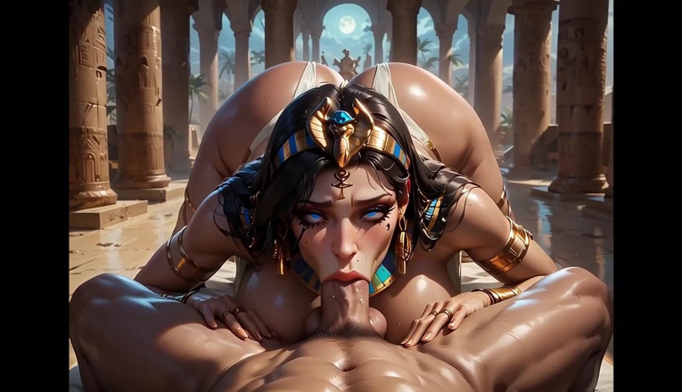 Horny van stevie: Cleopatra Anime jebana przez Sphynx Bóg Ai