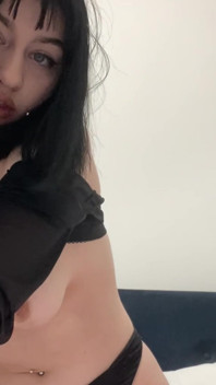 Masturbating Pussy Sitting on the Bed and Cumming From Porn