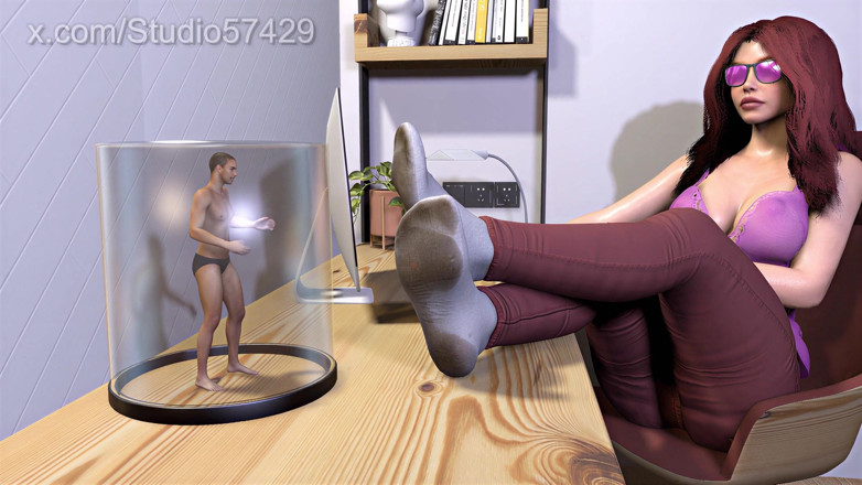 Studio 57429: Dev bir kadının ayakkabının içine sıkıştı, çorap ibadeti, çiğneme