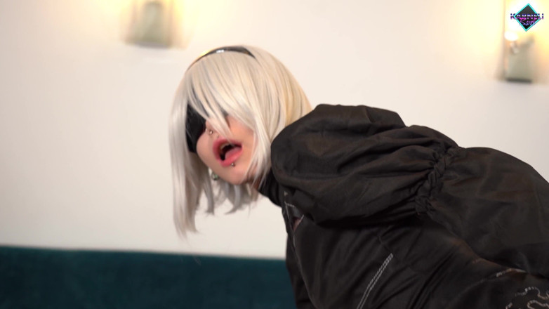 Karneli Bandi: Nier Automata 2B loves anal and ride a dildo. Karneli Bandi