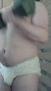 Muscular Stud on a Normal Chest and Shoulders Day