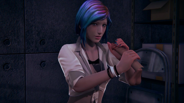 Waifu club 3D: Chloe menyentak zakar awak selepas bersenam