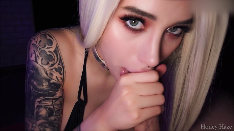 Honey Haze: Nevlastní sestra deepthroats, Stříká a Pojďme stříkat dovnitř. Zlato haze