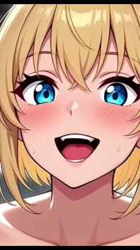 Des filles mignonnes dans la cour spatiale, animation ai