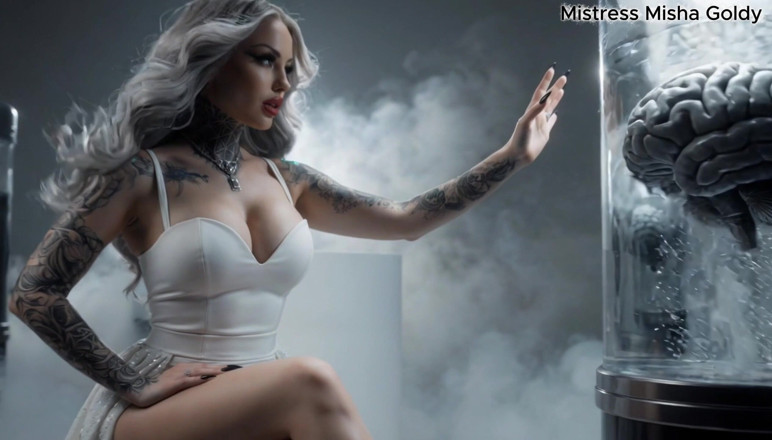 Goddess Misha Goldy: Můj pach z tebe dělá mou slabou malou couru, náchylnou...