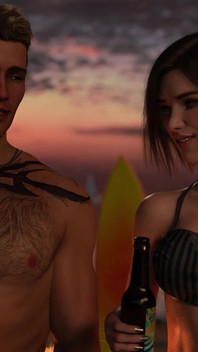 Dominos Beach 12: Riley's Blindfold Massage on John W/ Rebels