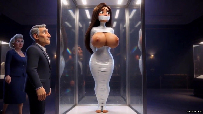 Gagged AI Cartoons: The Living Exhibit
