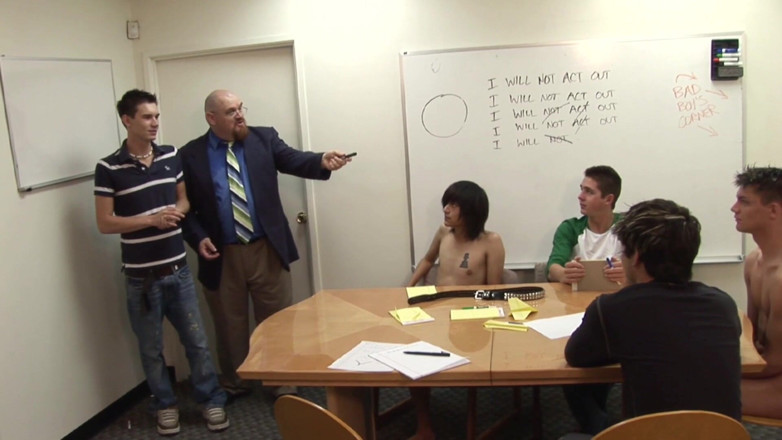 SpankThis: Principal Wood Spanks Daniel West