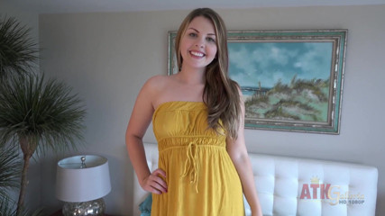 ATK Fans (Hairy): Cali Hayes showing off hairy pussy