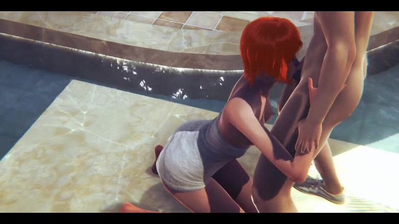 HentaiTubes: Hentai - Gwen sesso duro in un bagno - giapponese asiatico anime...