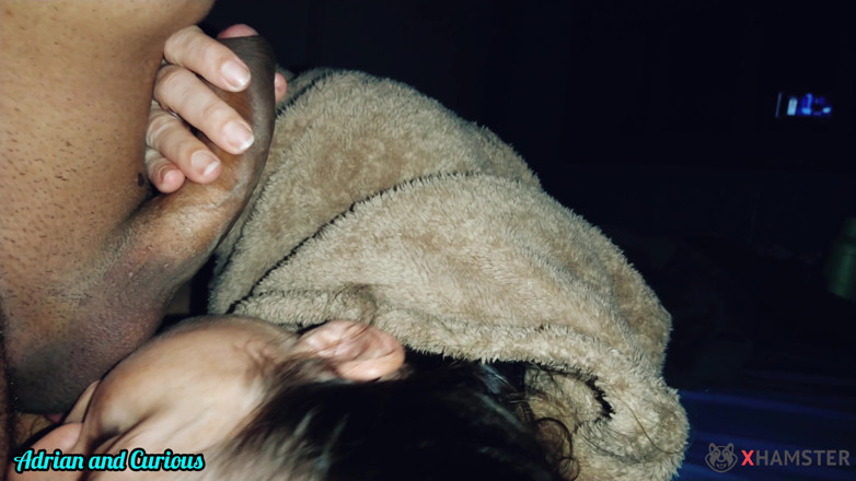 Adrian And Curious: Curious goddess blonde milf foot soles footjob blowjob pussy licking...