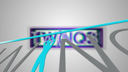 Twin Qs: Bradley, garçon costaud, renverse son sperme crémeux après s'être branlé !