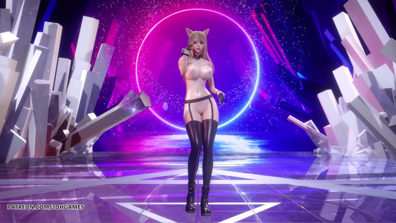 3D-Hentai Games: [MMD] (G)I-DLE - Žhavý nahý tanec Ahri Akali Evelynn Kaisa League of Legends...
