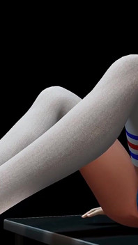 Vớ dài sục bằng chân với chucky dịu dàng giới tính