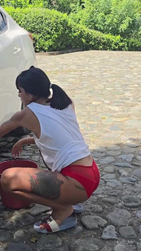 Seks di tempat cuci mobil - max betancur dan athenea rosse