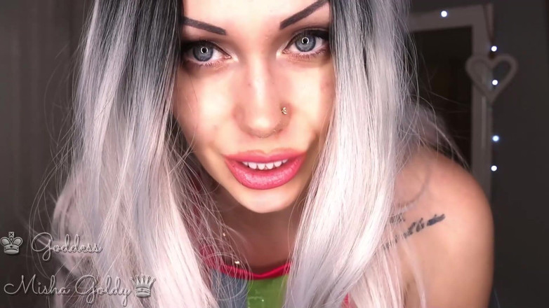 Goddess Misha Goldy: Mesmerizing ASMR! You are nothing but a pump sniffing junky!...