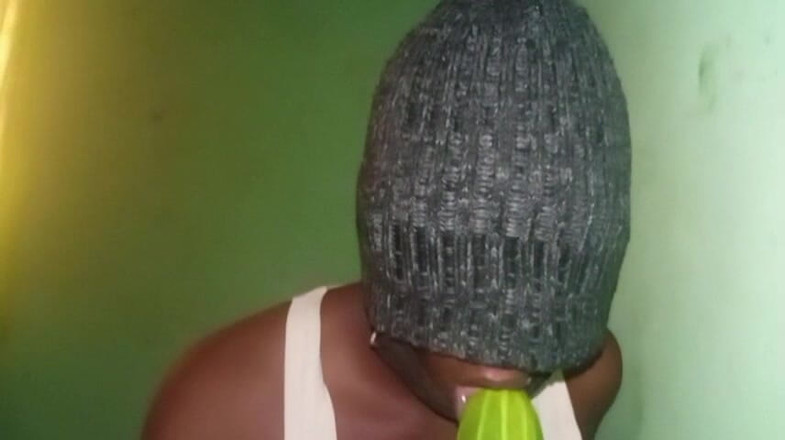 Badman4606: Black Bryon试穿她