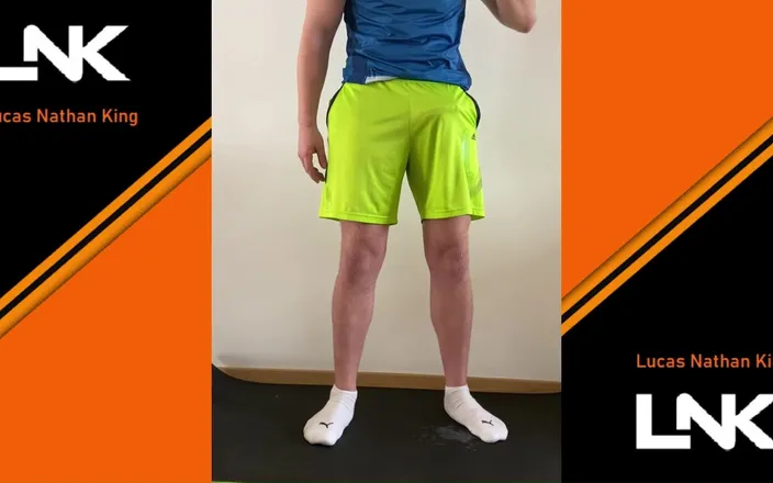 Lucas Nathan King: Loud Moaning Hands Free Cumshot During Training | Huge Cumshot Slowmotion