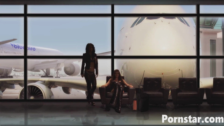 Pornstars: Azgın lezbiyen puma İsveçli ateşli hostesle sikişiyor