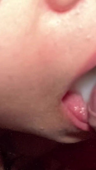 Cumshot and Swallow