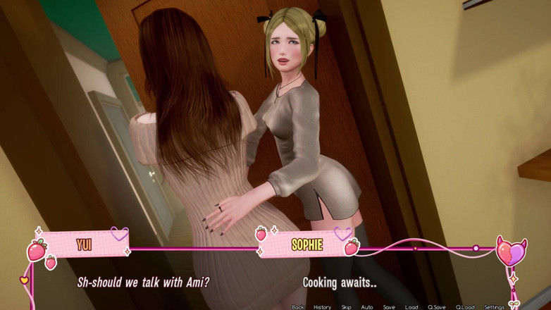 3D Cartoon Porn: Murmur 39 - Amy Walks In Semasa Yui Dan Sophie Menjilat Batang...