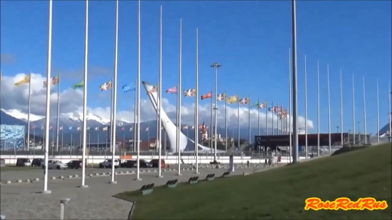 RedRoseRus: Expunere în Sochi 2014 Olimpic - plimbare în parc cu RoseRedRus.