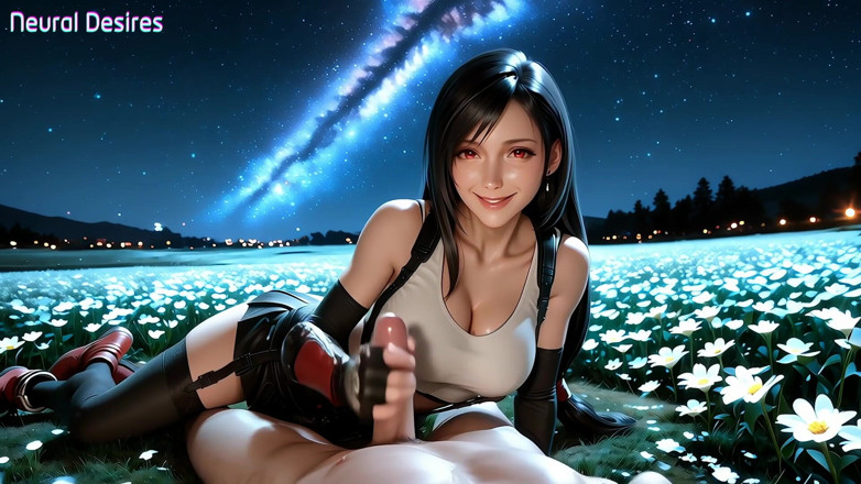 Neural Desires: Tifa ค้นหาสวรรค์ใต้ดวงดาว (วิดีโอ ai)