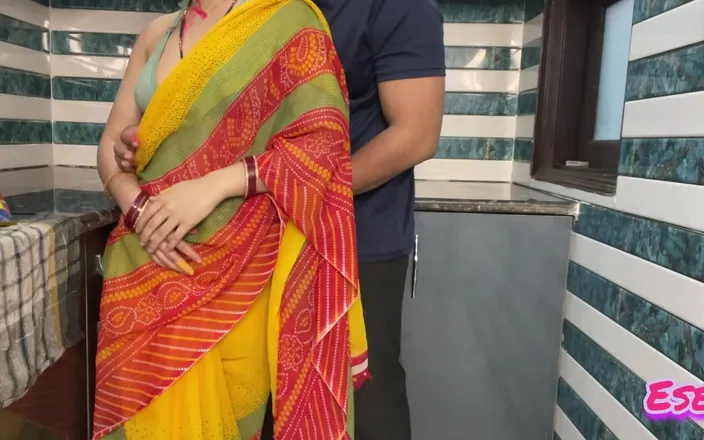 Sammy Sins: Aunty Got Fucked in the Kitchen on Holi