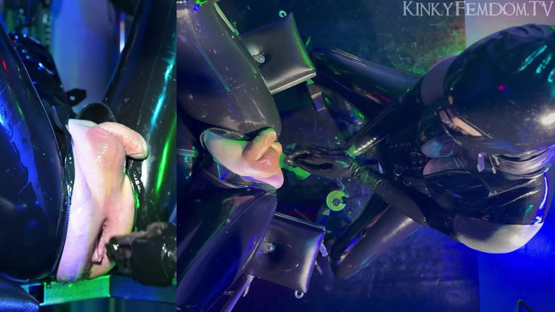 KinkyFemdomTV: Двойной фистинг тяжелой резины с глазом птицы 1080p, с ft госпожа Lunatika