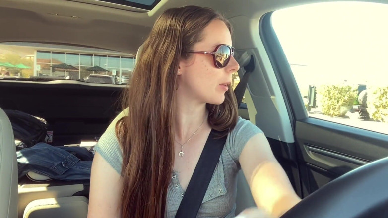 Nadia Foxx: Cumming *embarassingly* Hard in a Starbucks Drive Thru (lush Control Part 2)