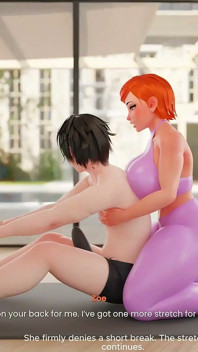 Nach dem training, Dehnung führt zu einer intensiven Reitsession mit Zoe - Mansion Days - Teil 1 - Brim - von Porn Game 4u