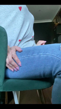 Wriggling in My Day Jeans and No Knickers